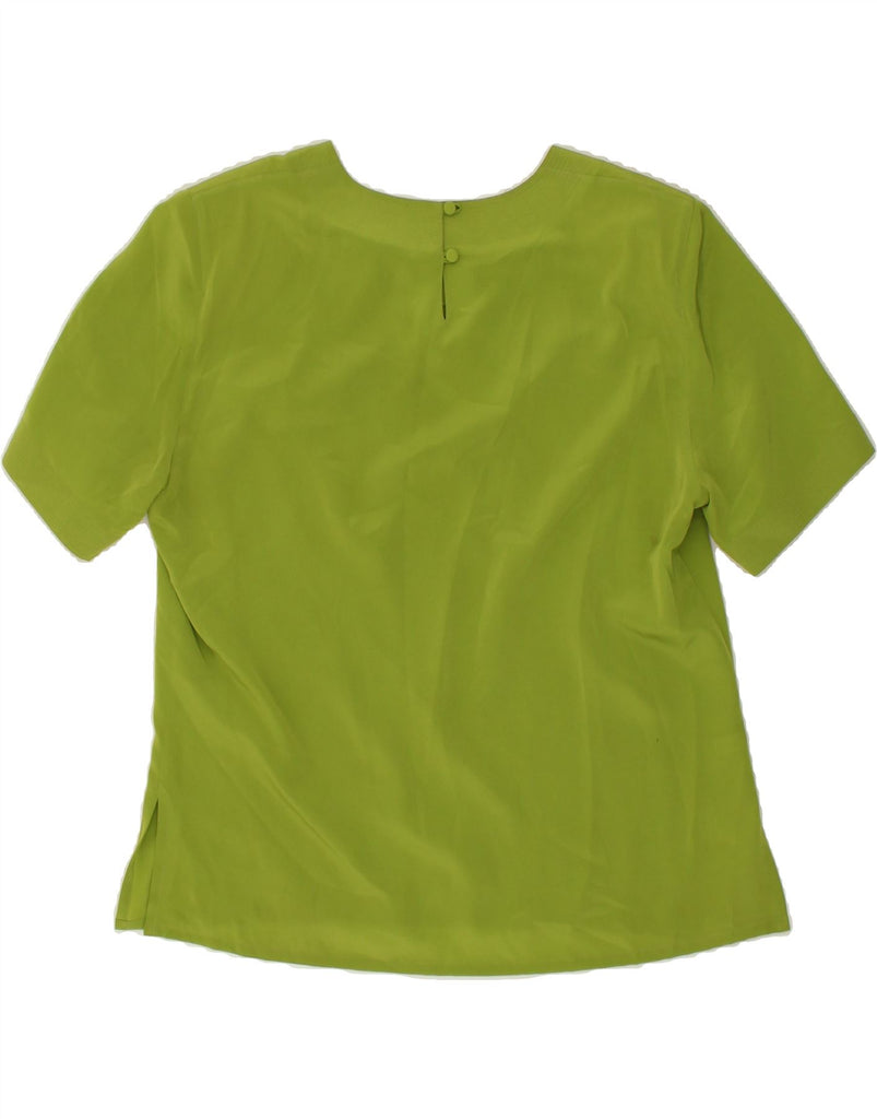 RENATO BALESTRA Womens Blouse Top IT 46 Large Green Polyester Vintage Renato Balestra and Second-Hand Renato Balestra from Messina Hembry 