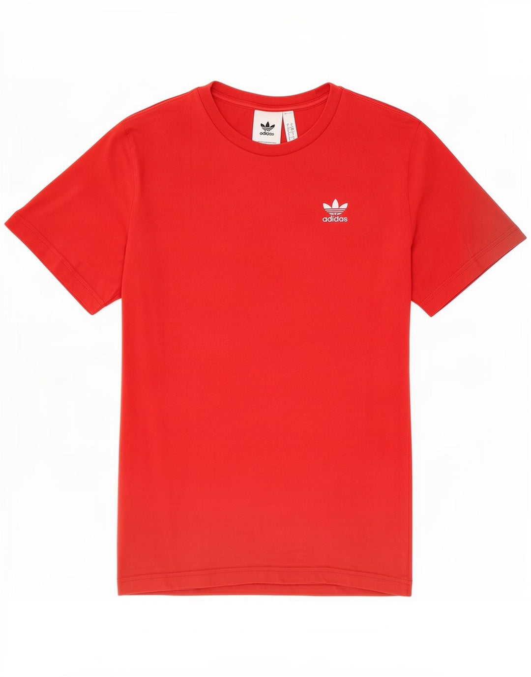 Adidas Mens T-Shirt Top Small Red Cotton