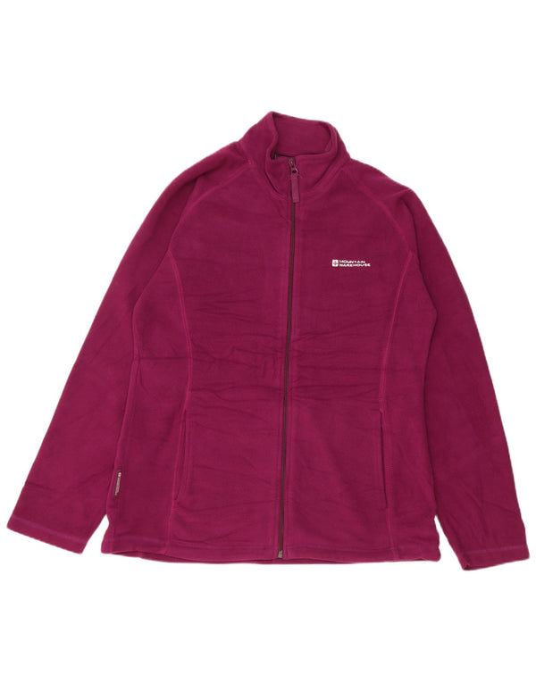 Mountain Warehouse Womens Fleece Jacket UK 14 Large Purple Polyester