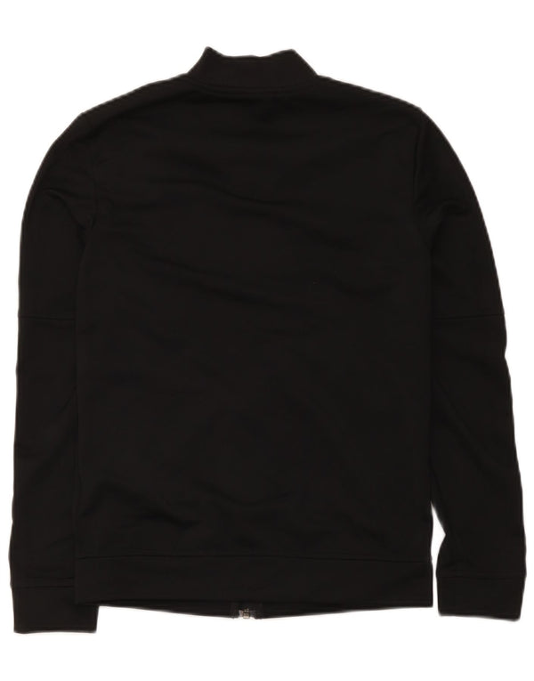 Adidas Womens Tracksuit Top Jacket UK 4/6 XS Black Polyester