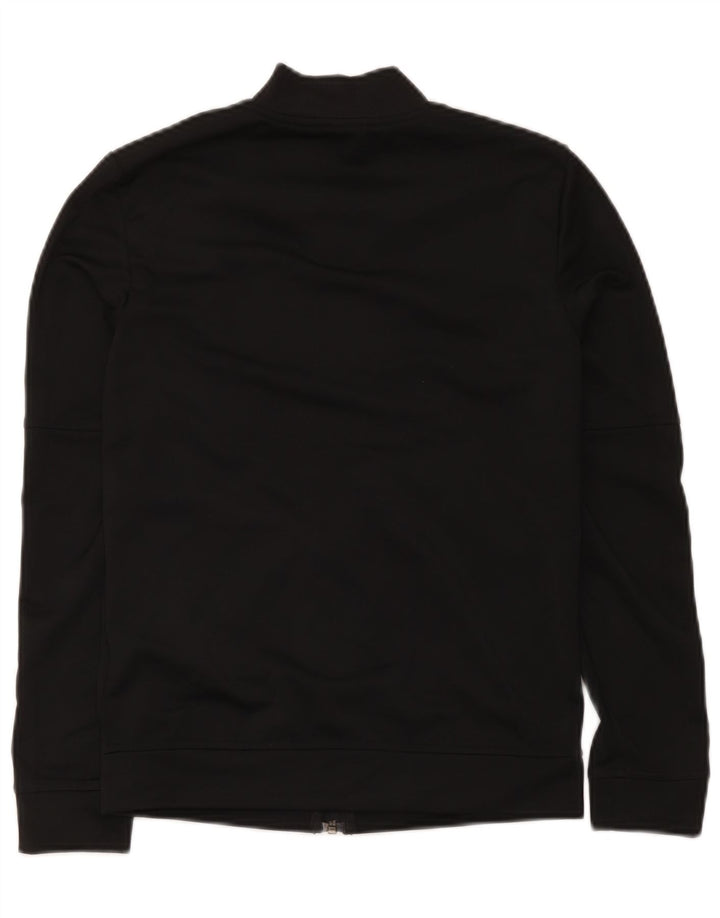 Adidas Womens Tracksuit Top Jacket UK 4/6 XS Black Polyester