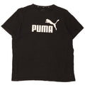 PUMA Mens Graphic T-Shirt Top 2XL Black Cotton