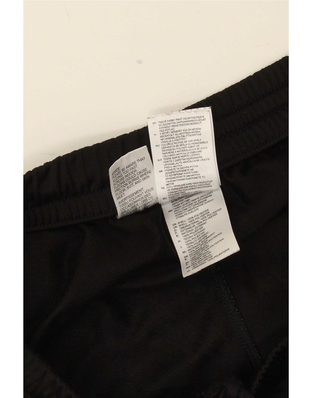 Adidas Mens Tracksuit Trousers Joggers Medium Black Polyester