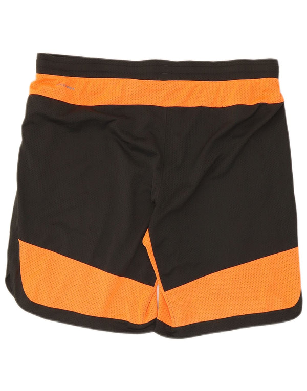 Reebok Mens Graphic Sport Shorts Medium Orange Colourblock Polyester