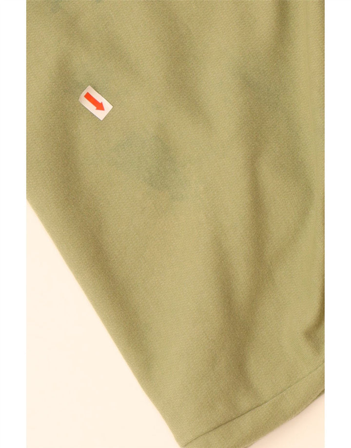 ADIDAS Mens Loose Fit T-Shirt Top Small Green Cotton