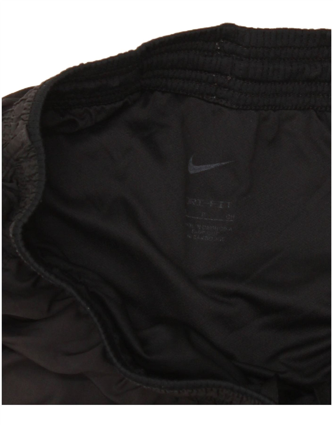 Nike Womens Dri Fit Sport Shorts UK 10 Small Black Polyester