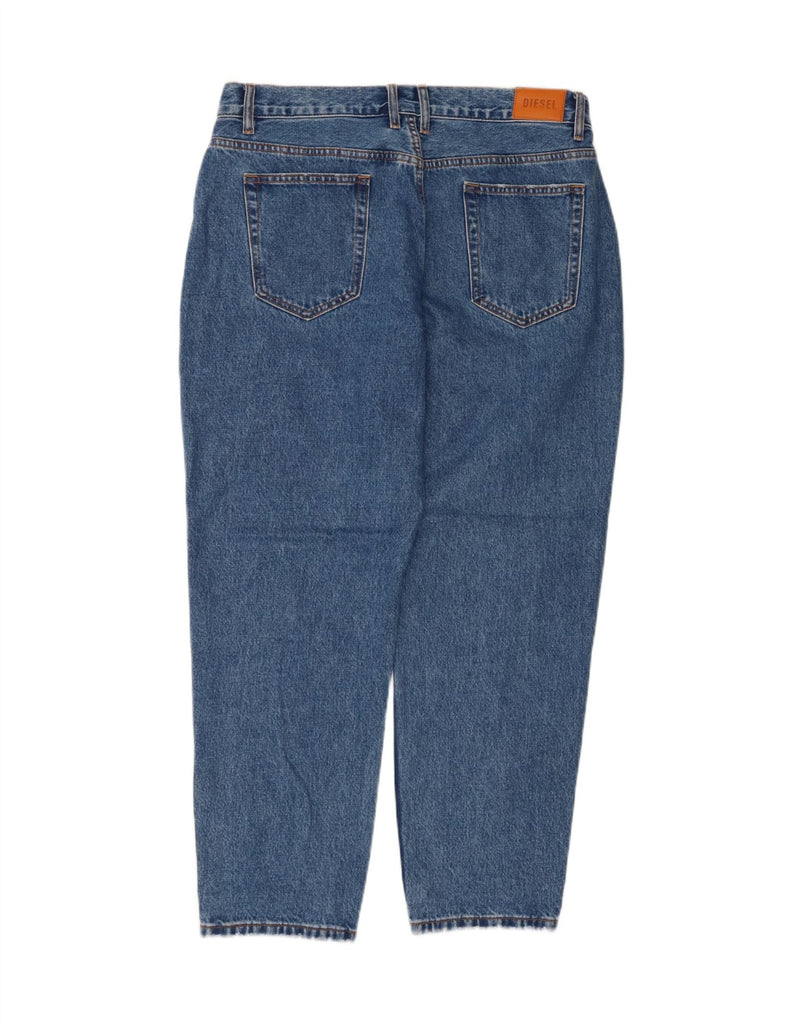 DIESEL Womens Mom Tapered Jeans UK 14 Large W34 L29 Blue Cotton Vintage Diesel and Second-Hand Diesel from Messina Hembry 