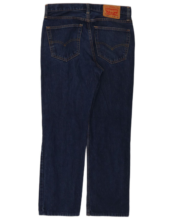 Levi's Mens 516 Straight Jeans  W32 L30 Navy Blue Cotton