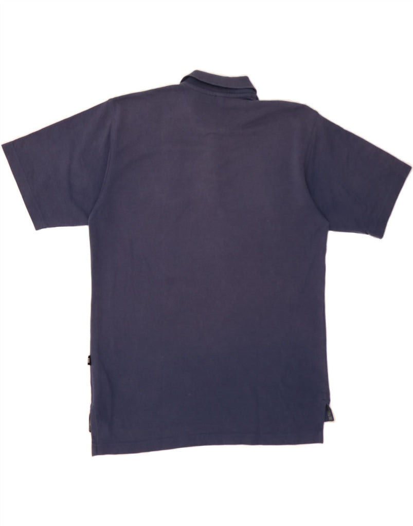 ADIDAS Mens Polo Shirt UK 38/40 Medium Navy Blue Cotton Vintage Adidas and Second-Hand Adidas from Messina Hembry 