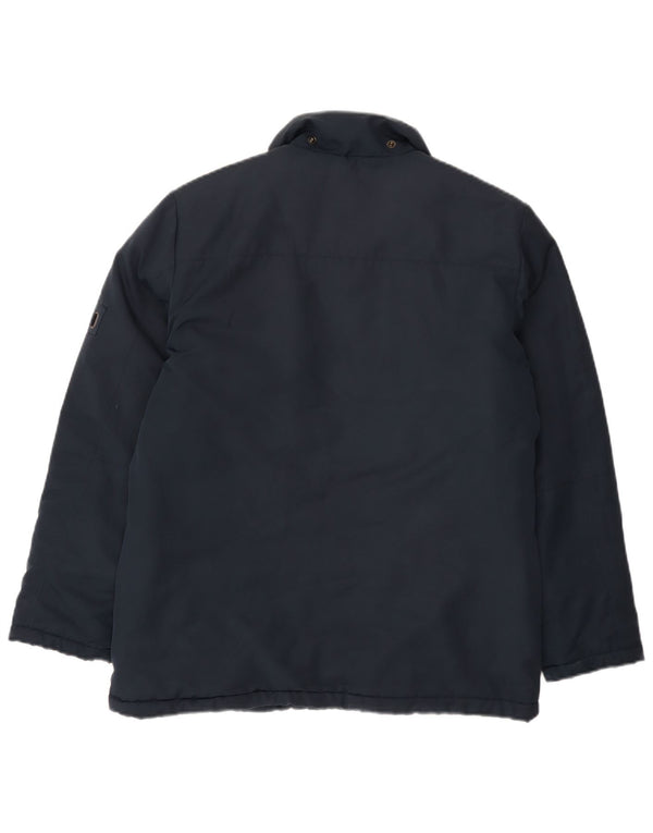 Champion Mens Windbreaker Jacket UK 36 Small Navy Blue Polyester