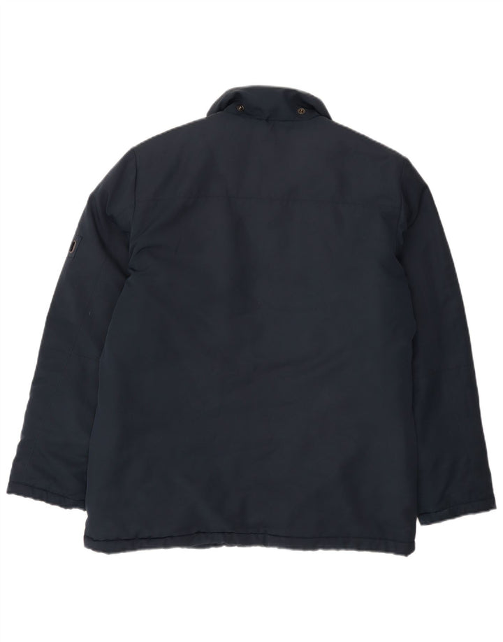 Champion Mens Windbreaker Jacket UK 36 Small Navy Blue Polyester