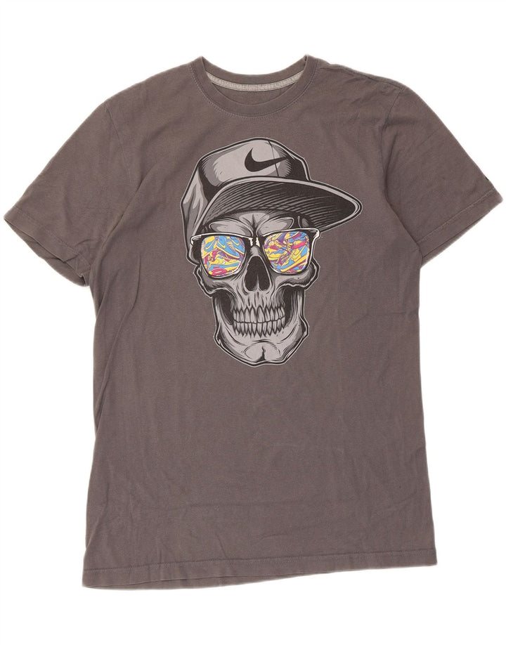 Nike Mens Regular Fit Graphic T-Shirt Top Medium Grey