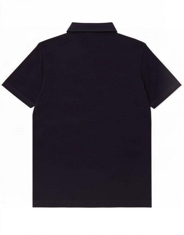 Lacoste Mens Slim Fit Polo Shirt Size 6 XL Navy Blue Cotton