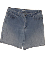 LEE Womens Riders Mid Rise Denim Shorts US 18 2XL W40  Blue Cotton