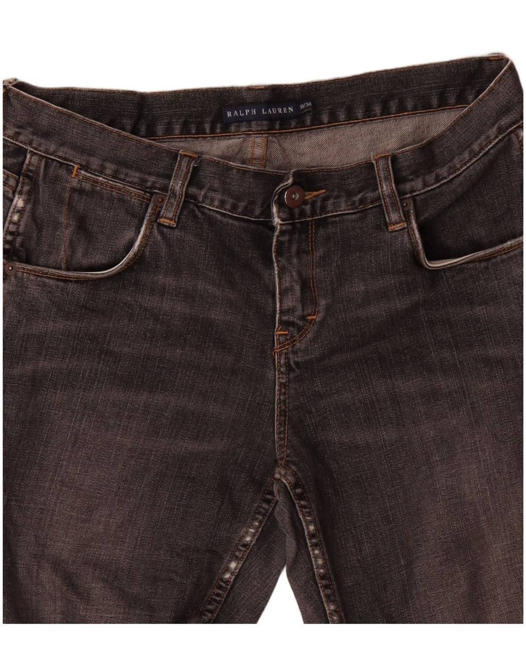 RALPH LAUREN Womens Bootcut Jeans W30 L29 Grey
