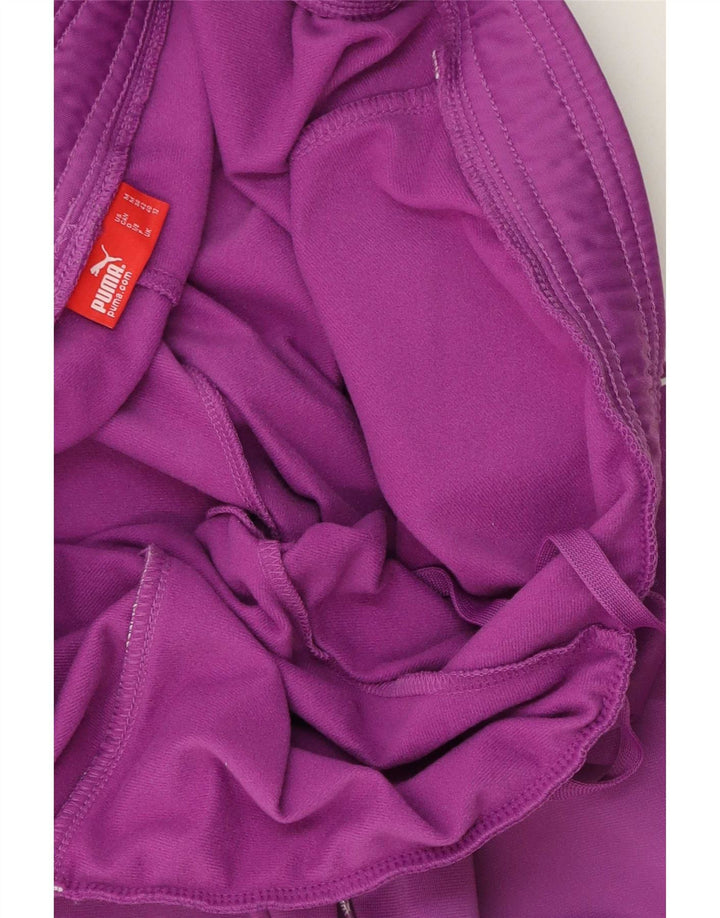 Puma Womens Tracksuit Trousers Joggers UK 12 Medium Purple