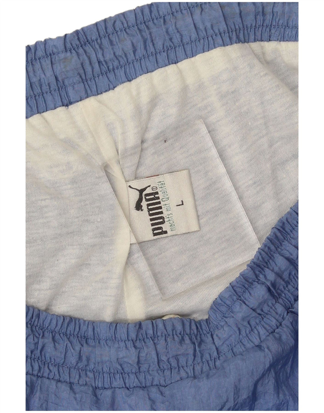 Puma Mens Tracksuit Trousers Large  Blue Colourblock Polyamide