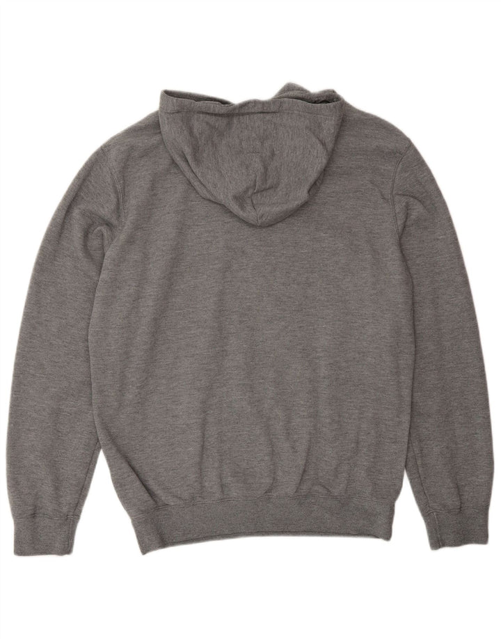CHAMPION Mens Graphic Hoodie Jumper Medium Grey Cotton