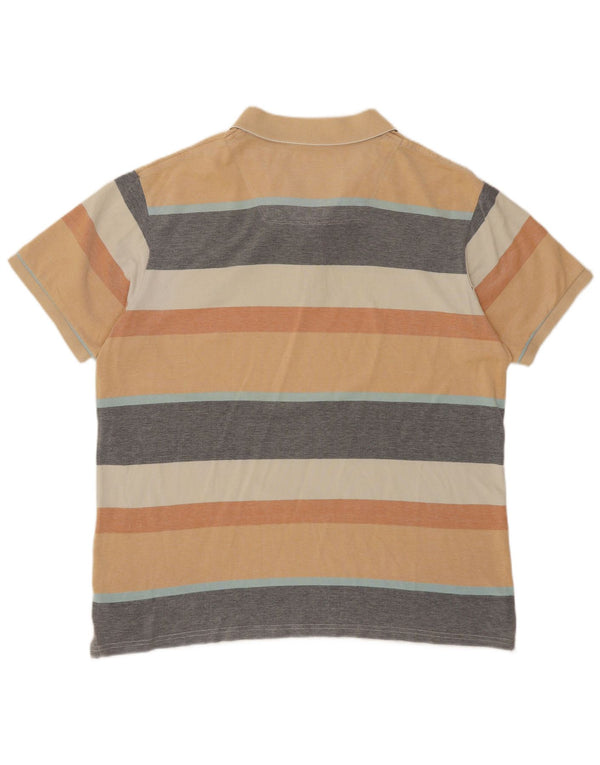 Timberland Mens Regular Fit Polo Shirt XL Multicoloured Striped