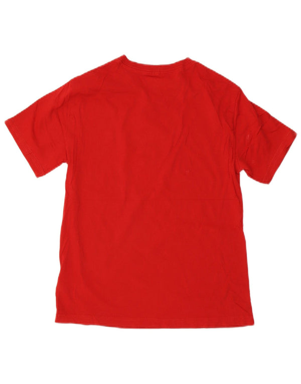 Polo Ralph Lauren Boys T-Shirt Top 10-11 Years Medium Red Cotton