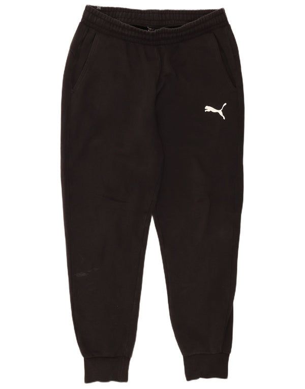 Puma Mens Tracksuit Trousers Joggers Large  Black Cotton