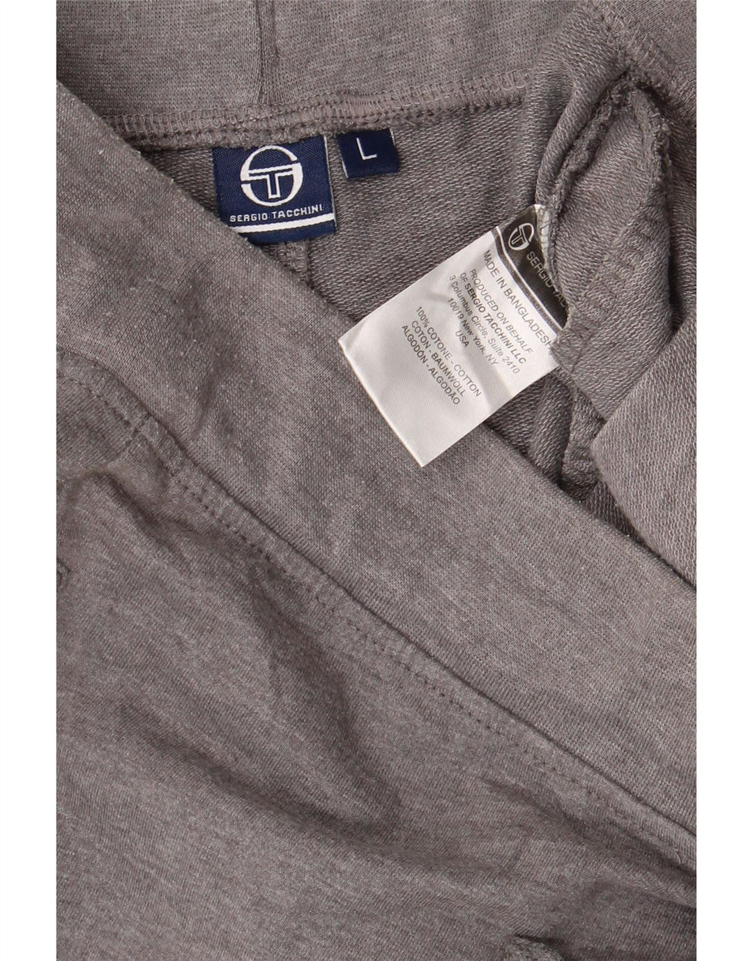 SERGIO TACCHINI Mens Sport Shorts Large Grey Cotton