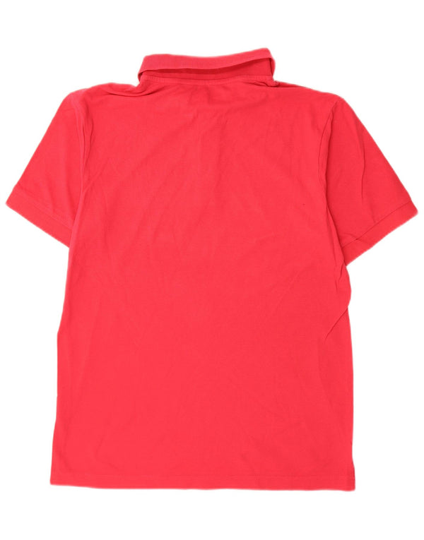Kappa Mens Polo Shirt Medium Pink Cotton