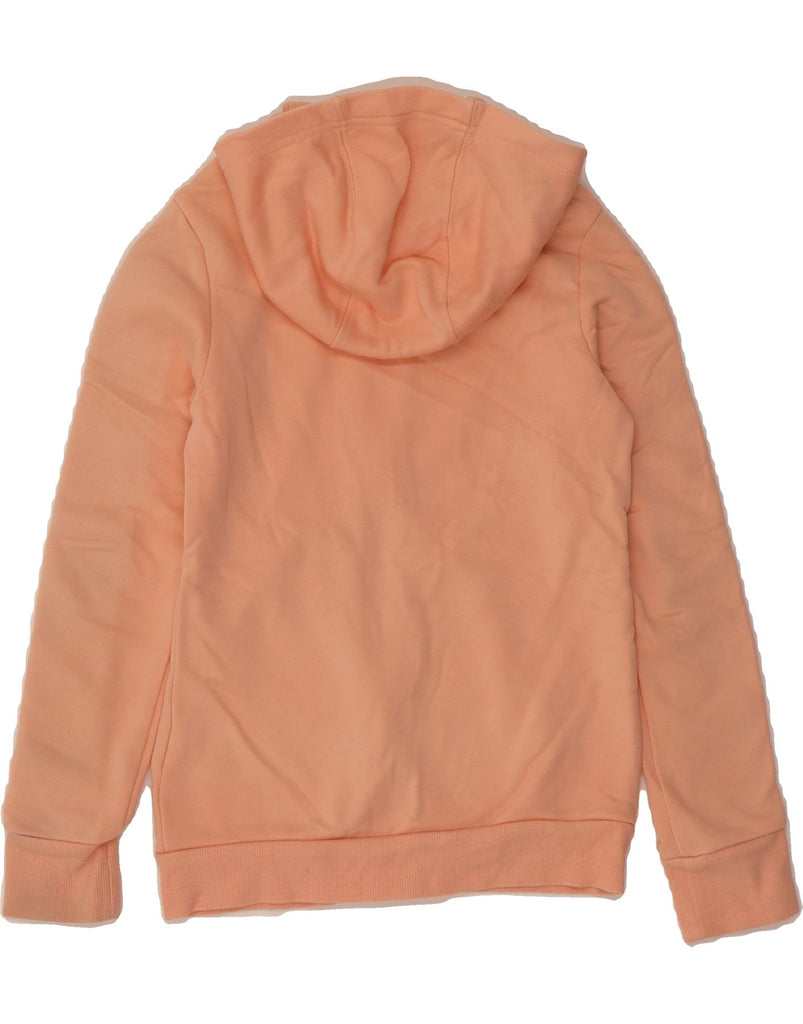 ADIDAS Girls Graphic Zip Hoodie Sweater 9-10 Years  Pink Colourblock Vintage Adidas and Second-Hand Adidas from Messina Hembry 