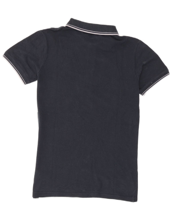 Kappa Mens Polo Shirt Medium Navy Blue Cotton