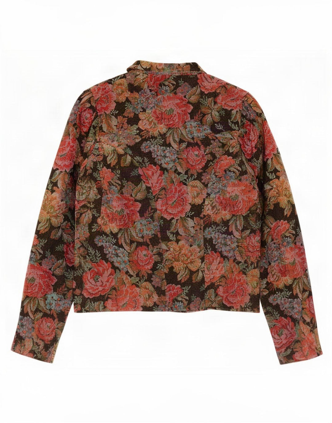 Vintage Womens 7 button Blazer Jacket UK 12 Medium Multicoloured Floral