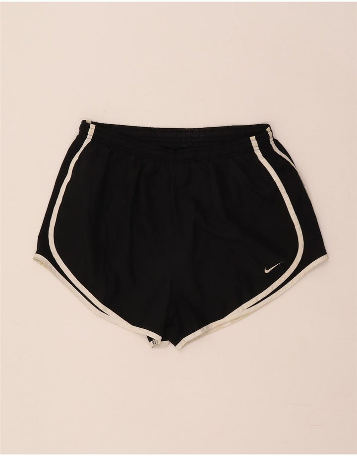 Nike Womens Dri Fit Sport Shorts UK 14 Medium  Black Polyester
