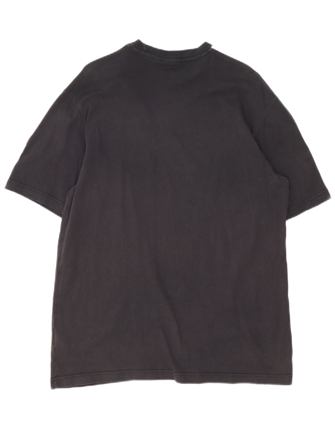 Adidas Mens Graphic T-Shirt Top Medium Black Cotton