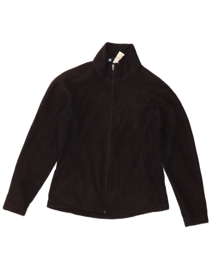 Patagonia Womens Fleece Jacket UK 10 Small Black Polyester