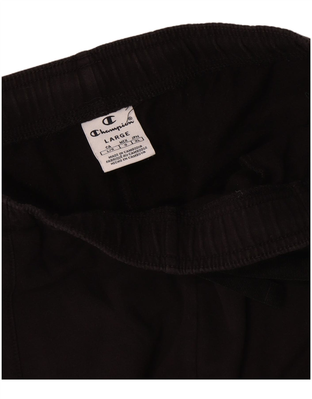 Champion Womens Tracksuit Trousers UK 14 Large  Black