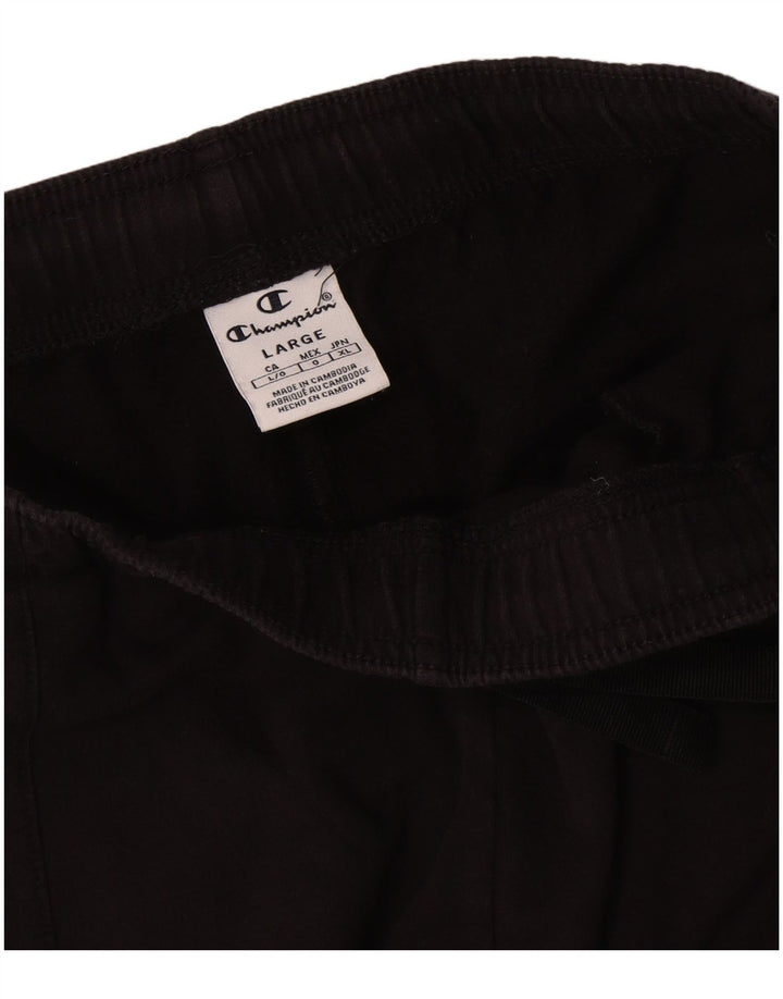 Champion Womens Tracksuit Trousers UK 14 Large  Black