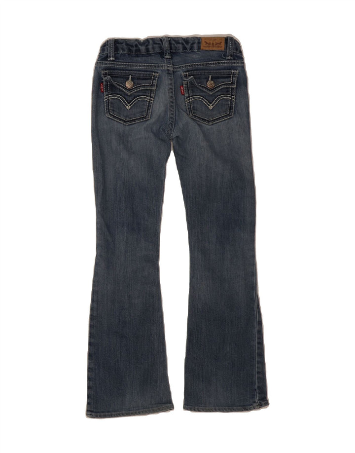 LEVI'S Girls Flared Jeans 6-7 Years W24 L24 Blue Cotton Vintage Levi's and Second-Hand Levi's from Messina Hembry 