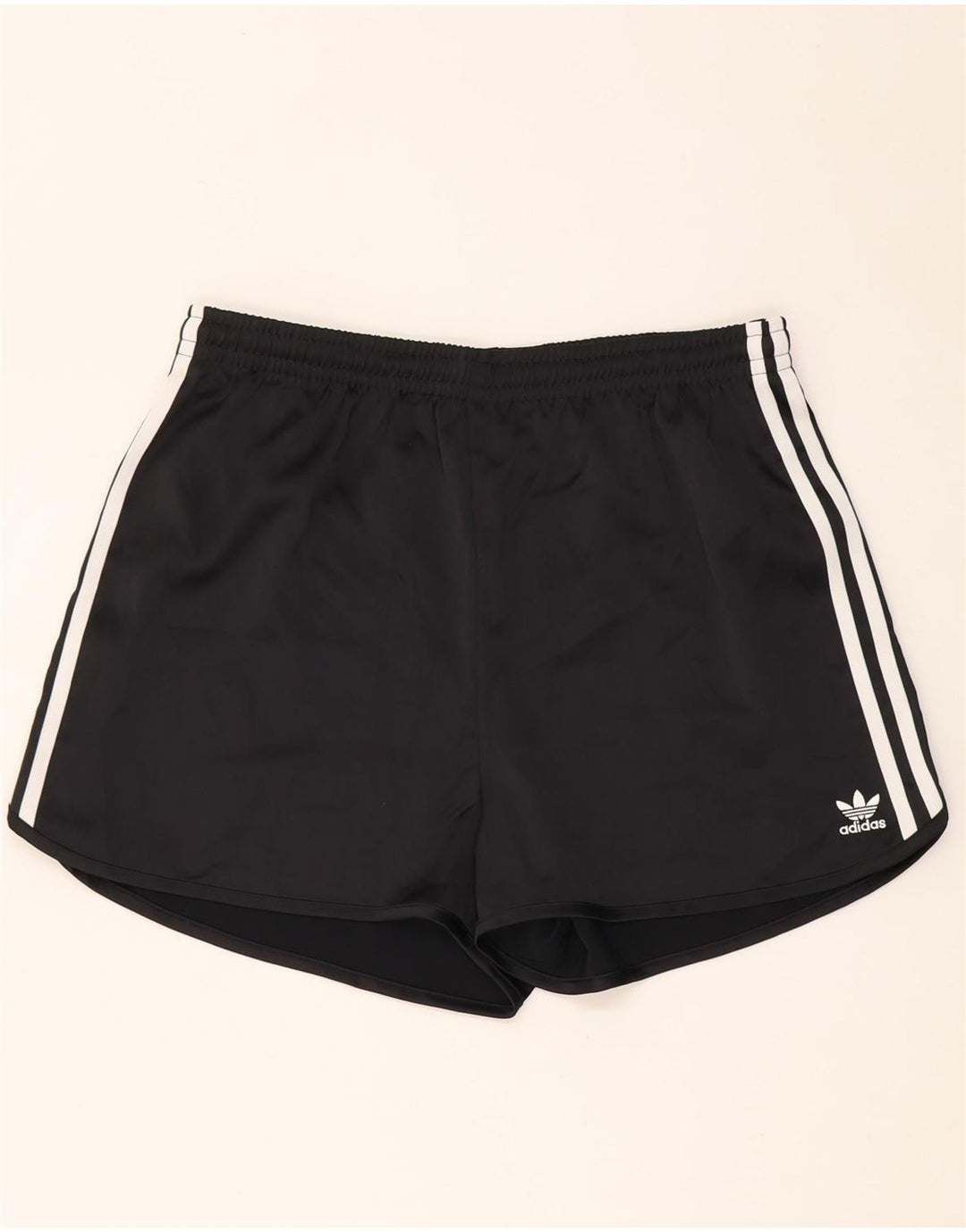 ADIDAS Womens Sport Shorts UK 16/18 Large  Black Polyester