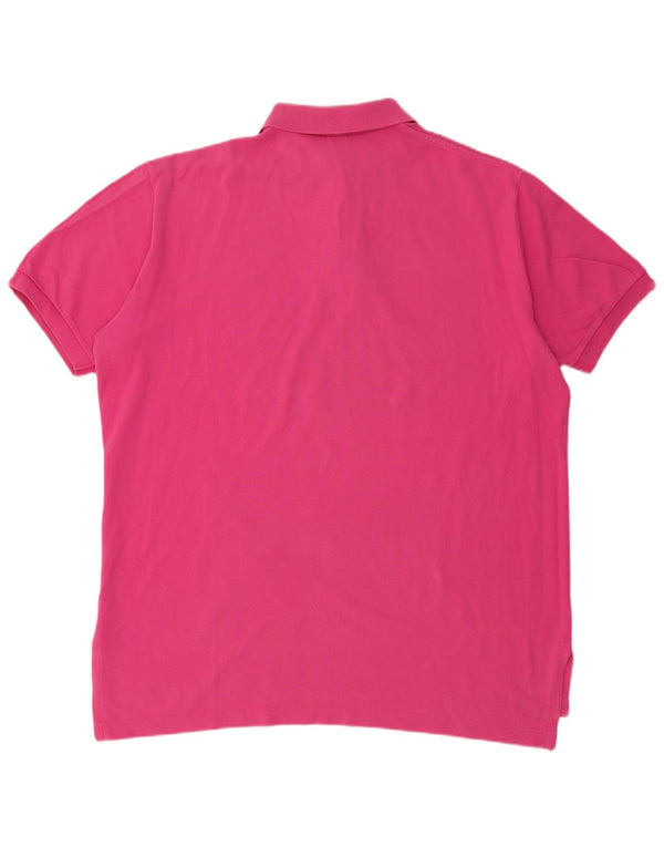 Polo Ralph Lauren Mens Polo Shirt Large Pink Cotton
