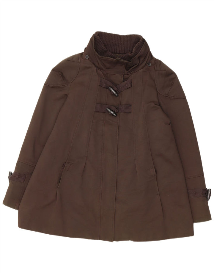 Zara Womens Duffle Jacket UK 18 XL Brown