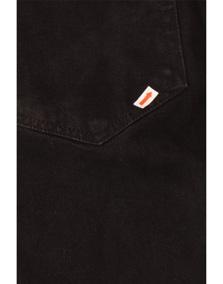CALVIN KLEIN Womens Tapered Jeans W36 L34 Black Cotton