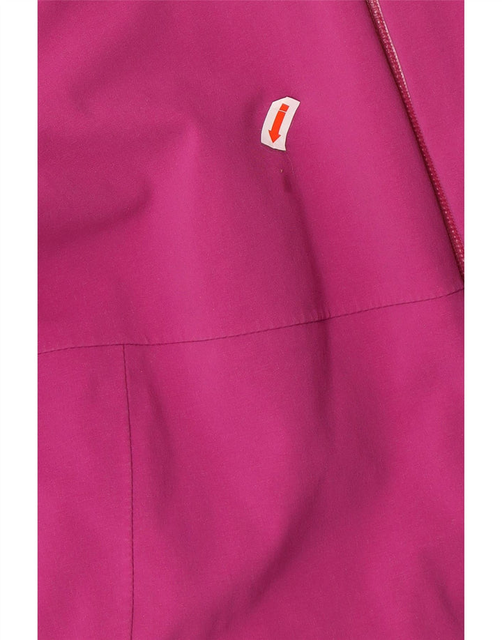 COLUMBIA Womens Titanium Hooded Rain Jacket UK 14 Medium Pink