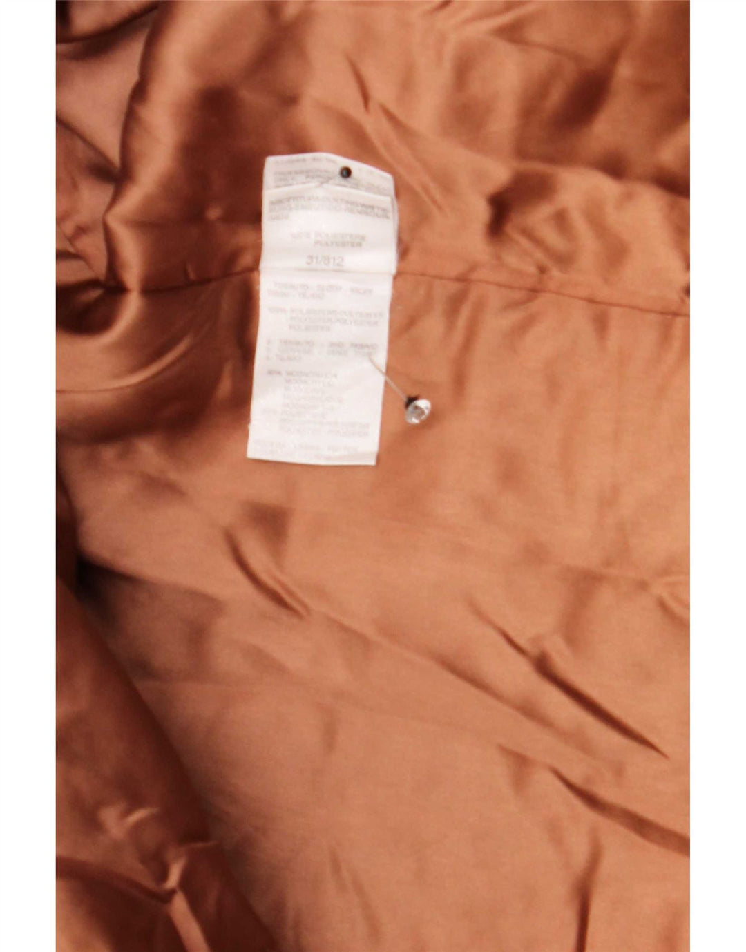 Marella Womens Oversized Abstract Pattern Overcoat UK 16 Large Brown