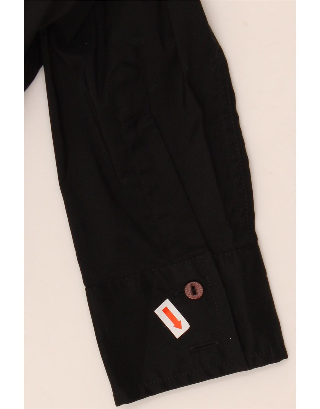 Trussardi Womens Long Sleeve Bodysuit UK 12 Medium Black Cotton