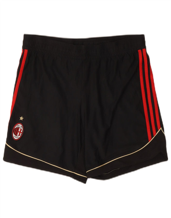Adidas Mens AC Milan Sport Shorts Medium  Black Polyester