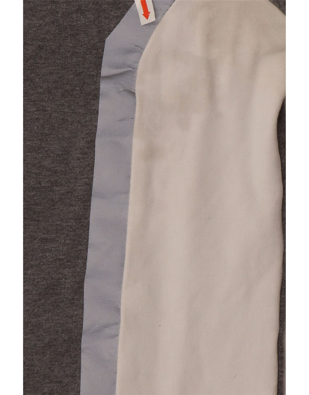 Guess Womens Sweatshirt Jumper IT 42 Medium Grey Colourblock Cotton