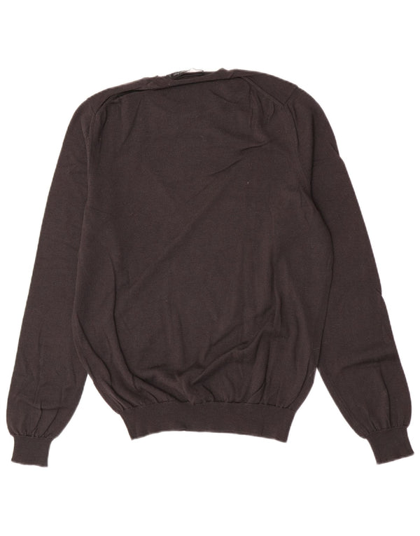 Calvin Klein Jeans Womens Crew Neck Jumper Sweater UK 14 Large Grey