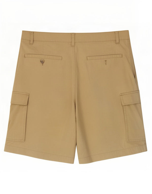 Rionero Mens Cargo Shorts IT 52 XL W34 Beige Cotton