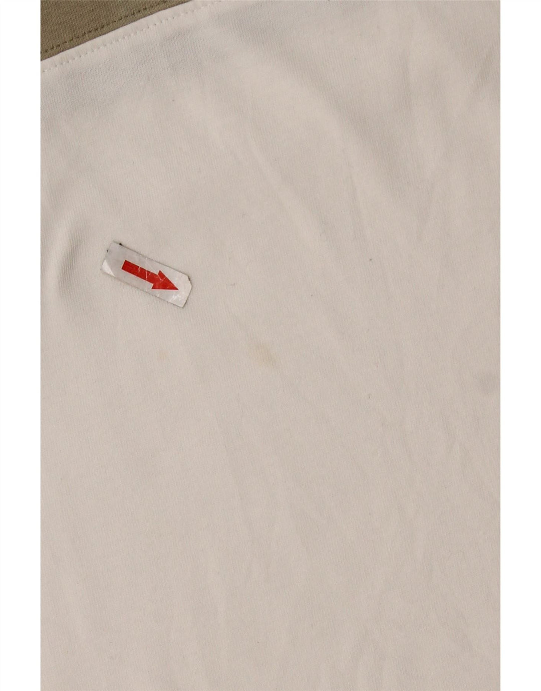 ADIDAS Mens Graphic Sweatshirt Jumper Medium Off White Colourblock Cotton