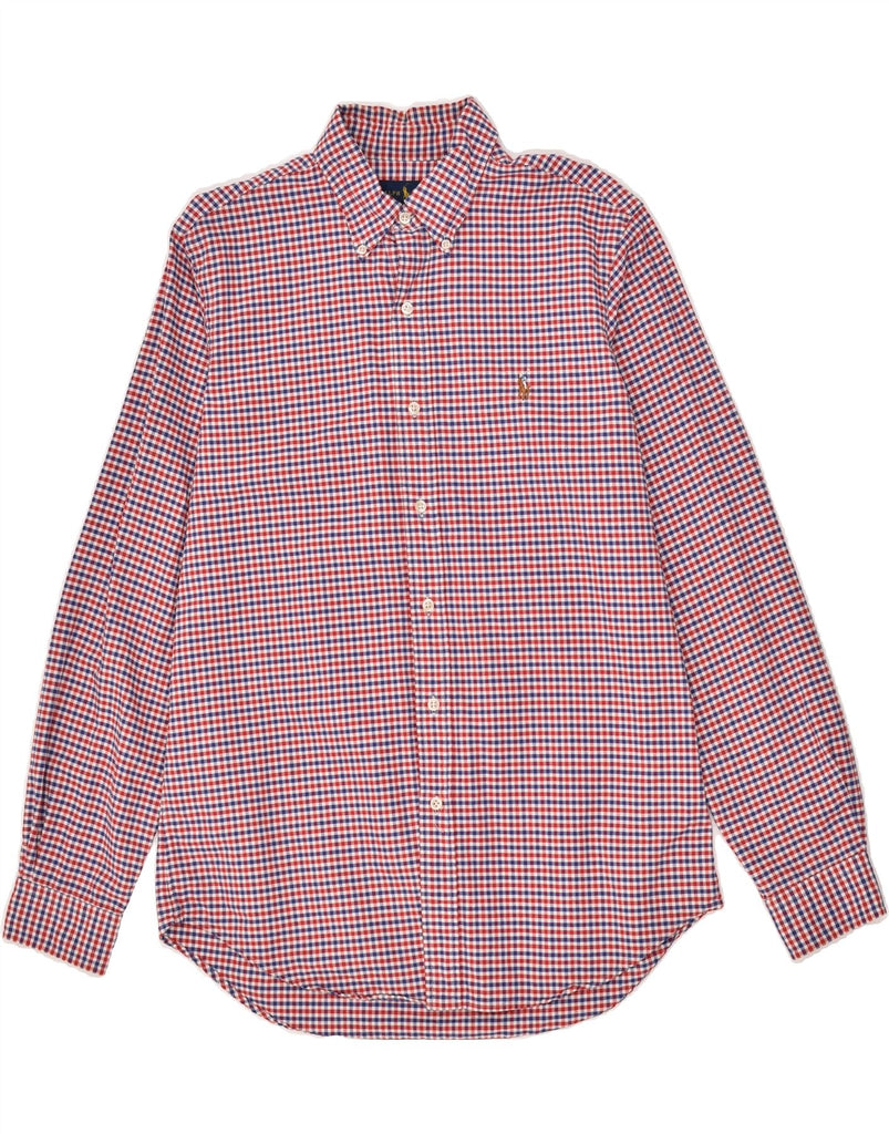 RALPH LAUREN Mens Shirt Medium Red Check Cotton | Vintage Ralph Lauren | Thrift | Second-Hand Ralph Lauren | Used Clothing | Messina Hembry 