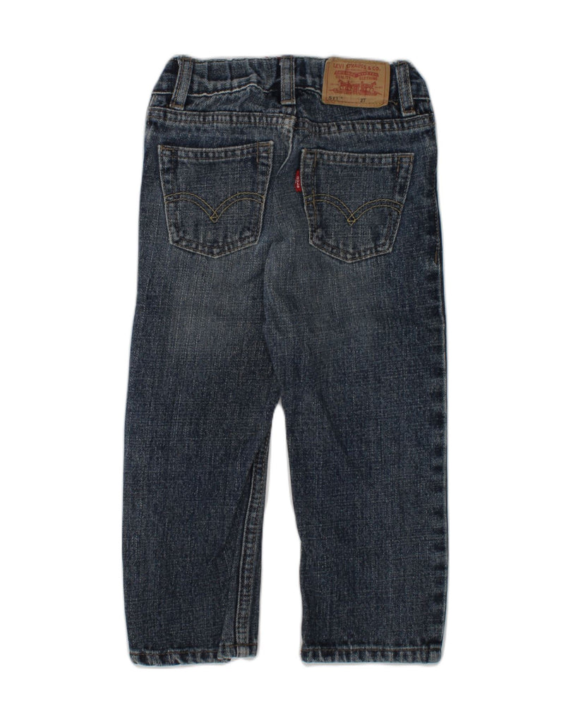 LEVI'S Baby Boys 511 Slim Jeans 18-24 Months W18 L14 Navy Blue Cotton | Vintage Levi's | Thrift | Second-Hand Levi's | Used Clothing | Messina Hembry 